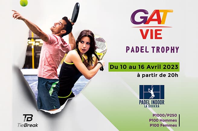 GAT VIE organise son premier tournoi de Padel le « GAT VIE Padel Trophy » - Communiqué GAT Vie