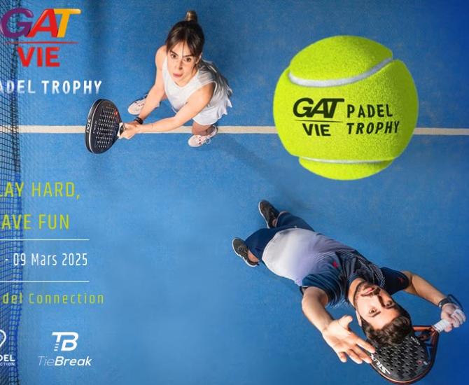 Succès retentissant pour la 3ᵉ étape du Circuit National de Padel : Le GAT VIE Padel Trophy 2025